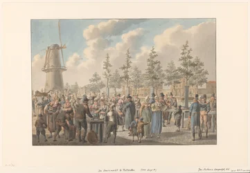ロッテルダムの魚市場、1816 年