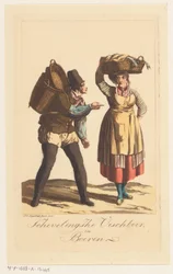 スヘフェニンゲンの漁師の種類 Scheveningen Visch Boer、および Boerin (オブジェクトのタイトル)