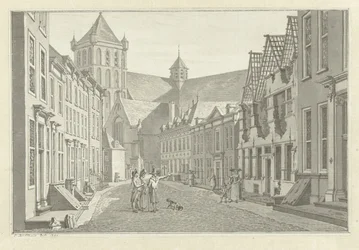 1787年、ミデルブルグのルーカス・ヴァン・スティーニンクの家の廃墟