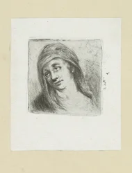 Jonge vrouw は hoofddoek に会いました The Compleat Work of Etchings by John Chalon / Oeuvre Complette des Eaux Fortes par Jean Chalon (シリーズ名)