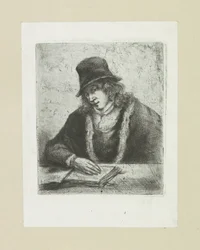 Lezende 男はくわを置きます The Compleat Work of Etchings by John Chalon / Oeuvre Complette des Eaux Fortes par Jean Chalon (シリーズタイトル)