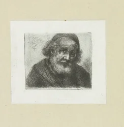 Oude man puts baard The Compleat Work of Etchings by John Chalon / Oeuvre Complette des Eaux Fortes par Jean Chalon (シリーズ名)
