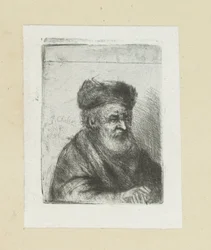 手を組んだ老人 The Compleat Work of Etchings by John Chalon / Oeuvre Complette des Eaux Fortes par Jean Chalon (シリーズ名)