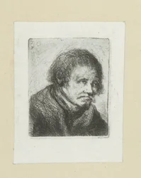 いびきをかくヴォルワッセン男 The Compleat Work of Etchings by John Chalon / Oeuvre Complette des Eaux Fortes par Jean Chalon (シリーズ名)