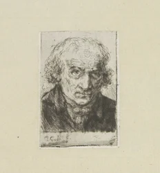 フォルワッセンの男、右へ The Compleat Work of Etchings by John Chalon / Oeuvre Complette des Eaux Fortes par Jean Chalon (シリーズ名)