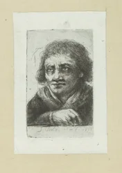 右手が見える成人男性 The Compleat Work of Etchings by John Chalon / Oeuvre Complette des Eaux Fortes par Jean Chalon (シリーズ名)