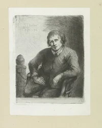 柱の横に座る The Compleat Work of Etchings by John Chalon / Oeuvre Complette des Eaux Fortes par Jean Chalon (シリーズ名)
