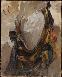 絵画『東方』のための娼婦の衣襞習作