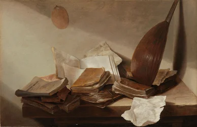 本のある静物、1625-30