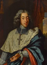 バイエルンのクレメンス・アウグスト（1700-1761）、ケルンの大司教-選帝侯 - ヤン・フランツ・ファン・ドゥーヴェン（1656-1727）。キャンバスに油彩 寸法 : 96,5x71,5 cm 個人蔵
