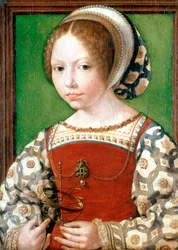 小さな女の子、c1520