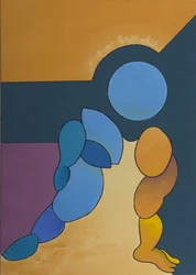 礼拝、2008年（キャンバスに油彩）