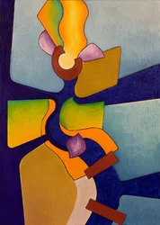 火喰い、女性、2007年（キャンバスに油彩）