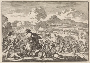 1697年、ティサ川でのトルコ人に対するエウゲニウス王子の勝利