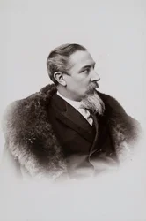 画家Henryk Siemiradzki 1843-1902、1893年の肖像。