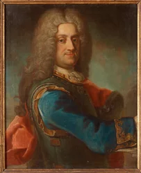 トゥレ・ガブリエル・ビエルケ伯爵（1684-1763）の肖像、マイテンス（Meytens）、マーティン・ファン、ザ・ヤング（1695-1770）作。キャンバスに油彩。寸法：80x64,5 cm。個人蔵