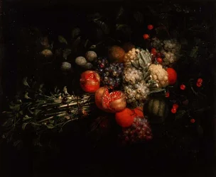果実のある静物画