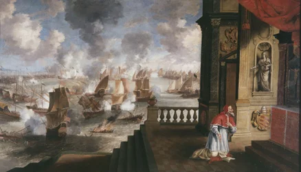 オランダ語：1571年のレパントの戦い 1571年のレパントの戦い