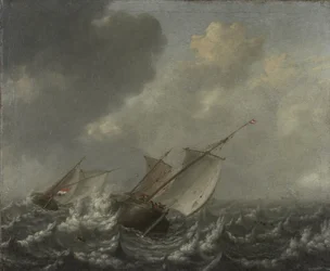 途切れ途切れの海の船、1620年代