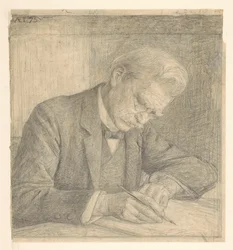 J. van der Vegt の肖像、執筆