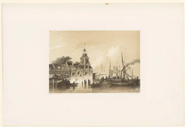 ロッテルダムの旧正門の眺め