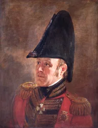 英国軍人サー・ジョージ・クック将軍の肖像（1821年