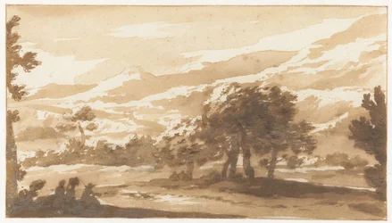 イタリアの山岳風景