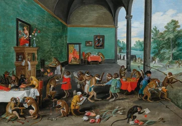 チューリップ狂時代の寓意、17世紀半ば