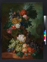 花と果物の花瓶、1808年以前