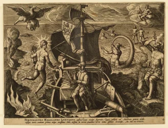 ポルトガルのフェルディナンド・マゼラン、「America Retection」のプレート 4