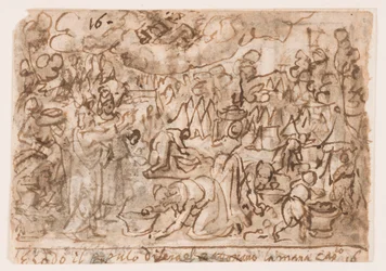 スケッチブックのページ。 出国 - マナの収集; 犠牲