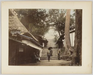 奈良県・御津谷（手彩色のモノクロ写真