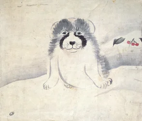 犬（紙にトイレ）