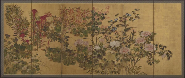 花と小川、スクリーン