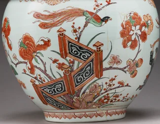 古伊万里オランダ装飾大瓶 17世紀後半 古伊万里（色絵土器） (117741の詳細)
