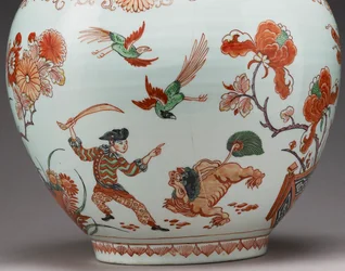 古伊万里オランダ装飾大瓶 17世紀後半 古伊万里（色絵土器） (117741の詳細)