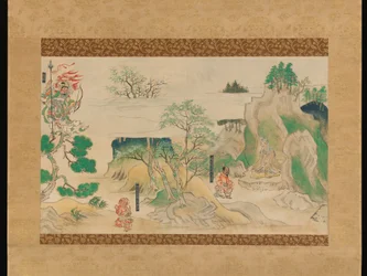 神如寺の伝説の伝説の一場面