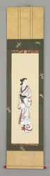 1800年頃の女性の立ち姿