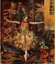 タマラ・カルサヴィナ1914年の『ユーゲント』誌の表紙