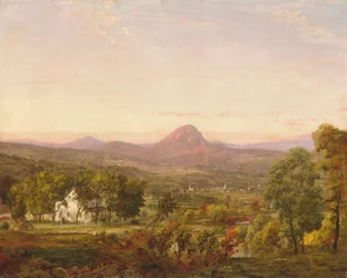 秋の風景、シュガーローフマウンテン、オレンジカウンティ、ニューヨーク、ca。 1870-75。