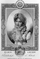 オーストリアのマリー=ルイーズ（1791-1847）ナポレオン1世の2番目の妻、1810年から1814年のフランスのインペラートル（彫刻作品