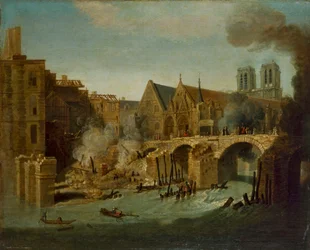 1718年の火災後のプチ・ポン