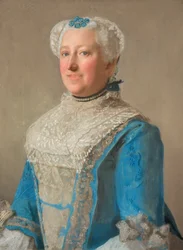 ノーサンバーランド伯爵夫人エリザベス・パーシーの肖像（パステル画）