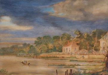 トゥール ランブイエの池でのロイヤル ハント