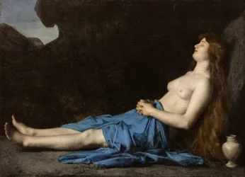 砂漠のマドレーヌ,1873-74（キャンバスに油彩）