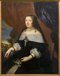 ジャン・ノクレ(1615-1672)に付けられたアンヌ・ドートリッシュ(オーストリア)の肖像 - サン・ルー美術館(トロワ)