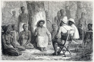 キャメロン探検隊のカッテンデ訪問 - トゥール・デュ・モンドにて