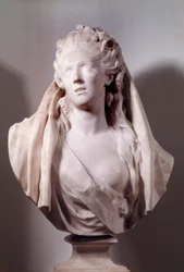 ソフィー・アルヌール（1740-1802）の胸像 イフィゲニー役の歌手 ジャン・アントワーヌ・ユードン（1741-1828）による彫刻 1775年 パリ、ルーヴル美術館