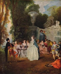 Fetes Venitiennes、1718〜1719年