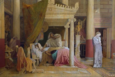 Jean Auguste Dominique Ingres (1780-1867) による Stratonice または Antiochus の病気